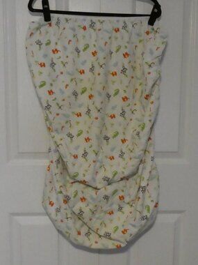 Kushies Baby Cotton Safari Jungle Animal Fitted Crib Sheet